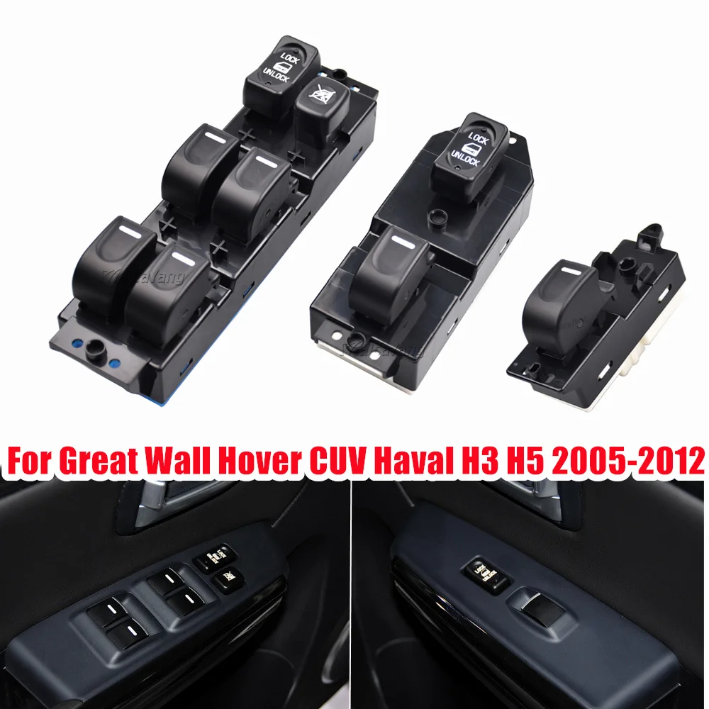 

For Great Wall Hover CUV Haval H3 H5 2005-2012 Electric Power Window Switch Lifter Button 3746500-K80-0089 3746500K800089