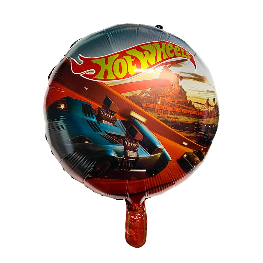 

4шт Hot Wheels День Рождения Украшения Воздушные Шары Гоночный Автомобиль Тематические Праздничные Атрибуты Гоночные Шины Баллон Декор