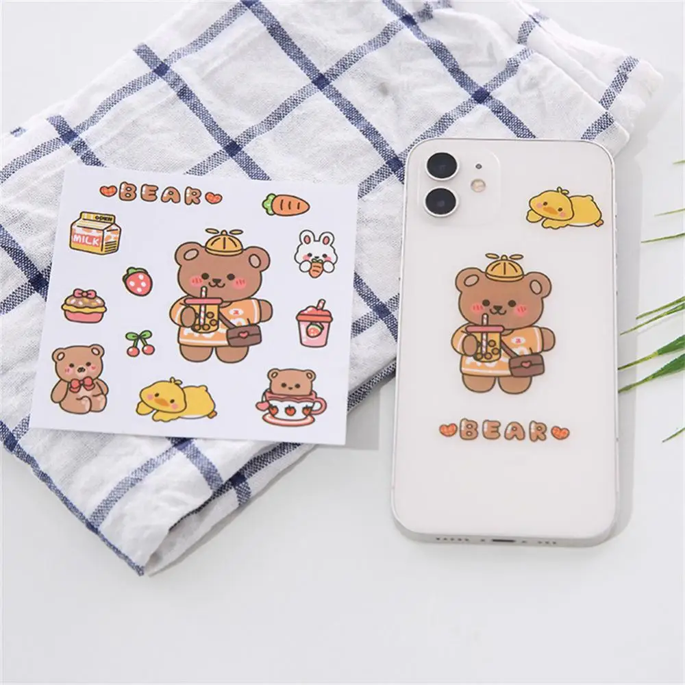 

Creative Diy Scrapbooking Stickers Colorful Cute Stationery Sticker Cartoon Handbook Diary Decorative Accessories Kid's Stickers