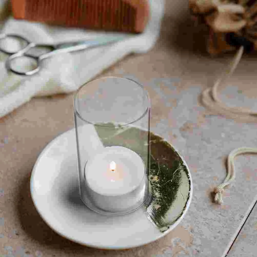 2 шт. держатель абажура принадлежности для ламп стеклянный цитиндр прозрачная