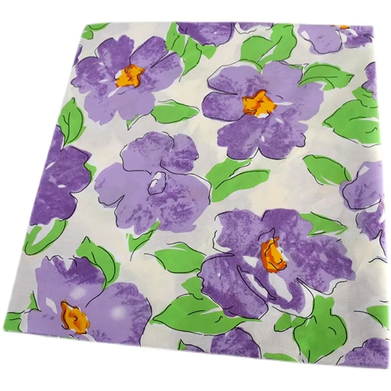 Платье-рубашка из чистого хлопка с цветочным принтом