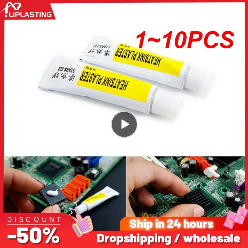 

1~10PCS 5g Thermal Pads Conductive Heatsink Plaster Viscous Adhesive Glue For Chip VGA RAM LED IC Cooler Radiator Cooling