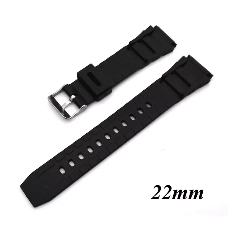 

OOTDTY New Hot Silicone Rubber Watch Strap Band Deployment Buckle Diver Waterproof 18mm - 22mm