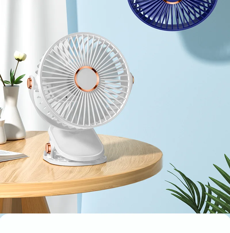 

Мини-вентилятор Настольный Аккумуляторный с зажимом, Usb, 5 передач, 6 дюймов, 16 х11 х12, 5 см