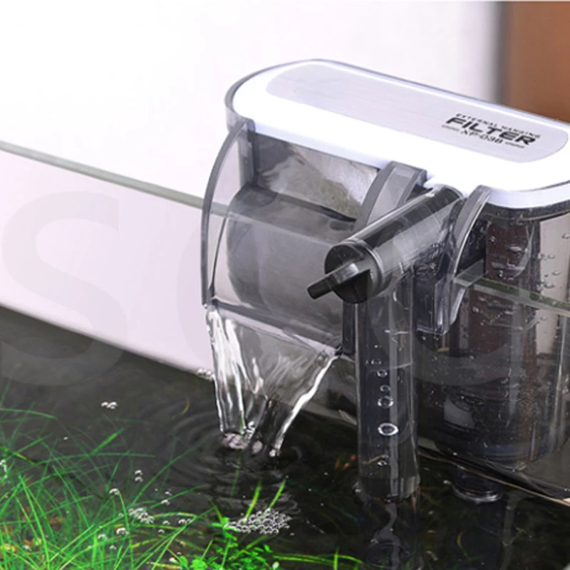 

External Hanging Fish Tank Power Filter Waterfall External Aquarium Air Pump