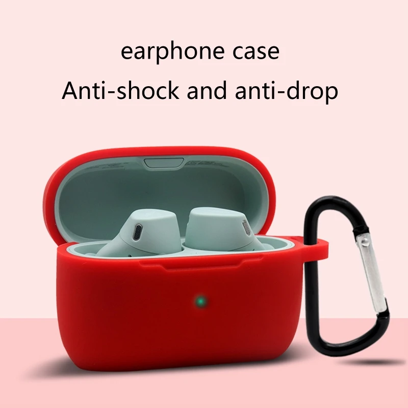 

Fit for jabra Elite 4 Active Shockproof Wireless Earphone Sleeve Impact-resistant Housing Anti-dust Washable Soft Cover