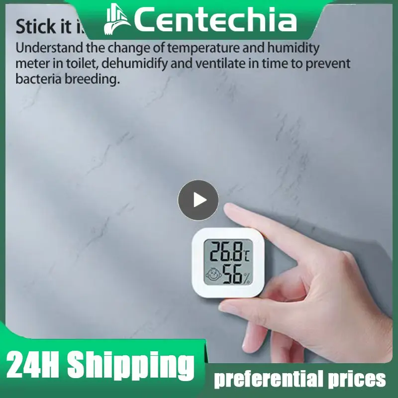 

Indoor Thermometer Sensor Mini Humidity Detection Real-time Monitor Wireless Temperature Sensor Thermometer Detector