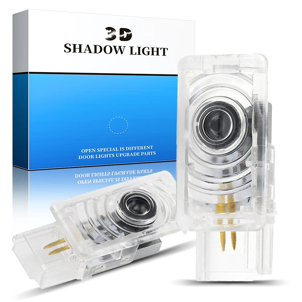 

2PCS Auto Door Welcome Lamp Car Laser Projector 3D Ghost Shadow Logo interior Light for Cadillac SRX ATS XTS CTS CT6 XT4 XT5 XT6
