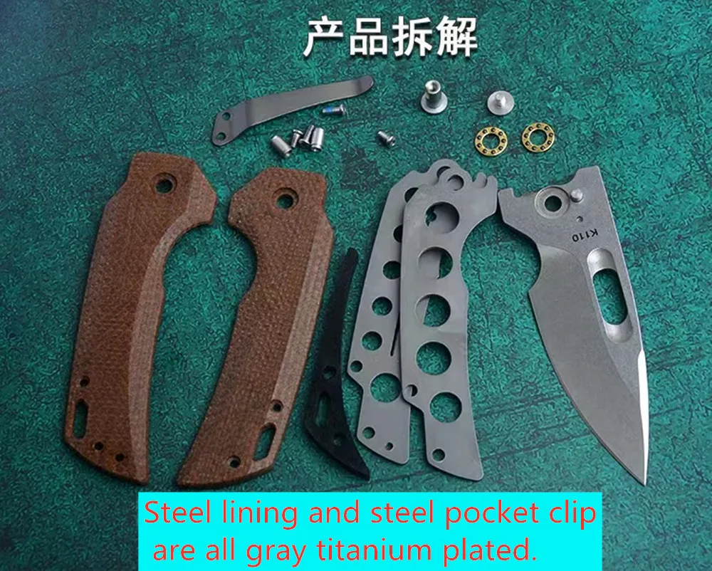 Керамический подшипник JUFULE JF222 Real K110 Микарта передняя Флиппер Охотничий