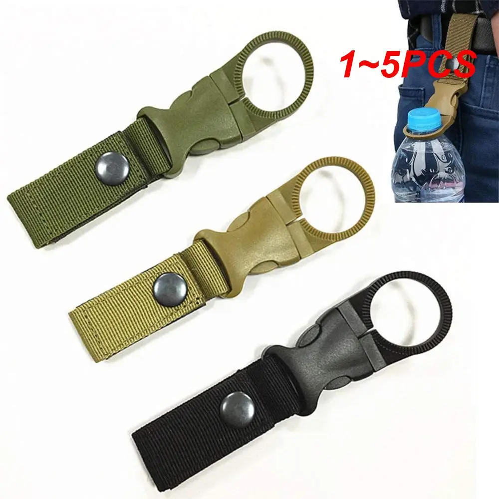 

1~5PCS Multifunctional 23g Water Kettle Hanging Rope Bright Color 4 Colors Outdoor Tool Backpack Buckle Camping Belt Buckle