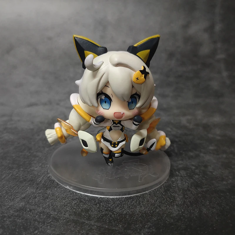 Kiana Kaslana Valkyrie Nekoneko Face Q Version Kawaii Doll Pvc Collectible Model Toy