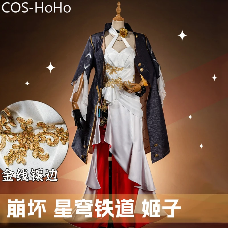 

Костюм для косплея COS-HoHo Honkai: Star Rail Himeko, великолепное платье, Униформа, костюм для косплея на Хэллоуин, Женский костюм для ролевых игр