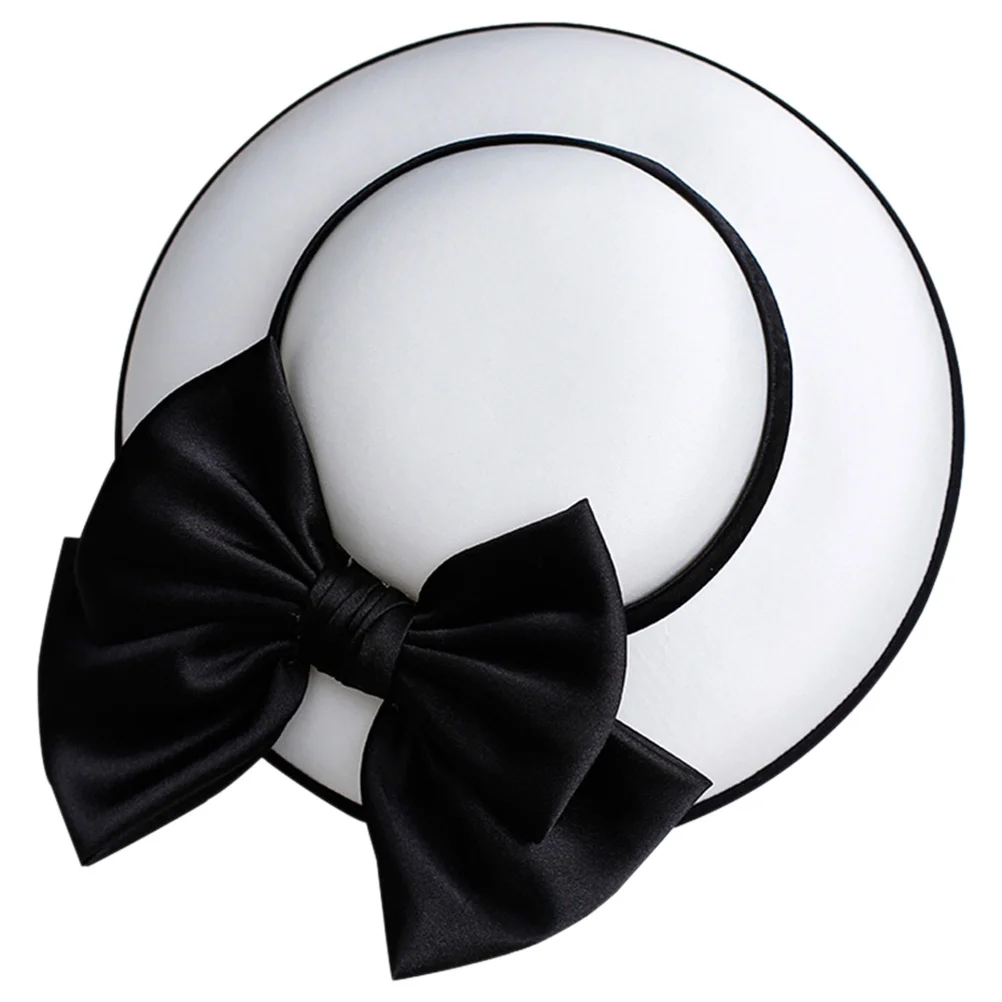 

Dinner Party Cap Weddign Top Hat Women's Dress Hats Cocktail Ladies Derby Caps Fascinator Wool Boater Pillbox