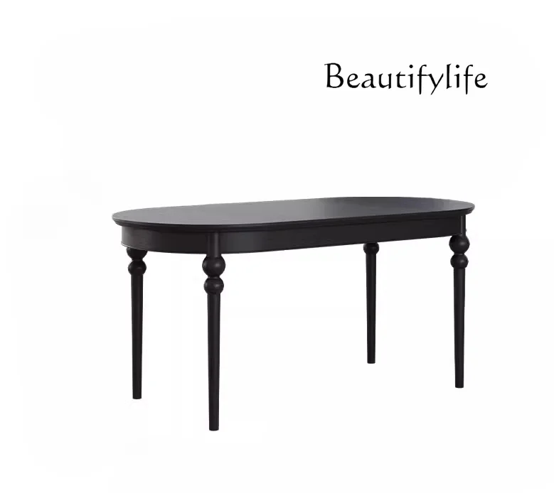 Современный французский стиль черный ретро каменная тарелка обеденные столы и