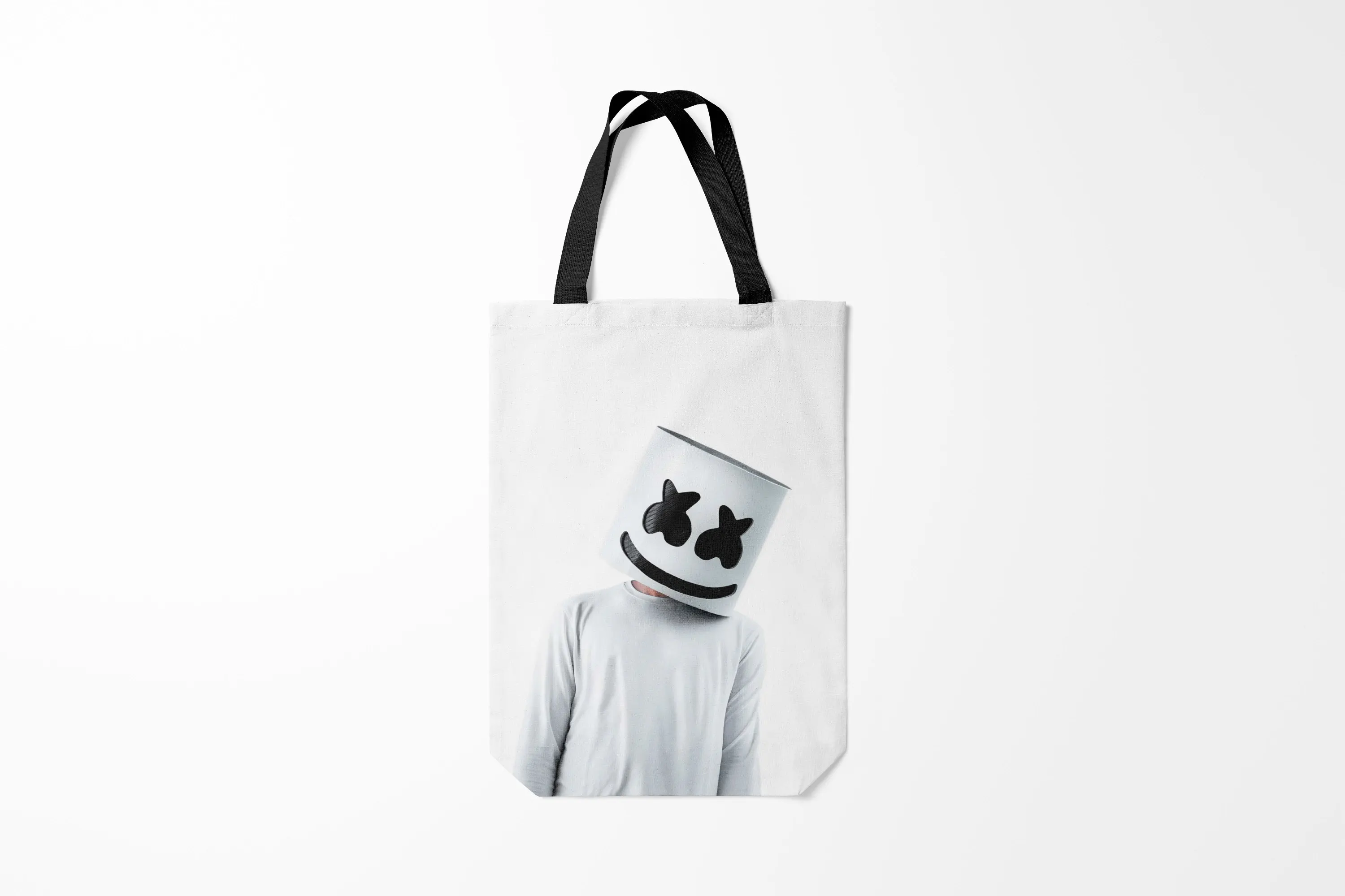 Сумка-шоппер / 31х42 см Разная музыка Marshmello White |