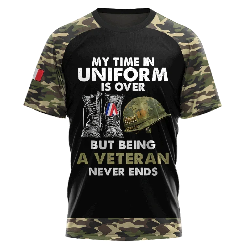 Камуфляжная футболка Commando ARMY-VETERAN из полиэстера