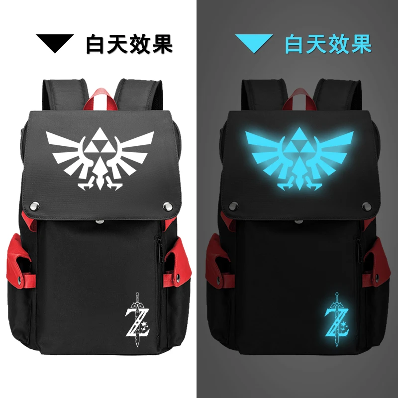 

Женская дышащая сумка для книг с USB-портом, рюкзак, рюкзак, светящаяся дорожная сумка для школьников и компьютеров в стиле аниме