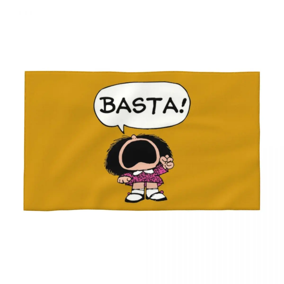 

Customized Mafalda Basta Bathroom Shower Sports Yoga Towel 100% Coton Face Towels