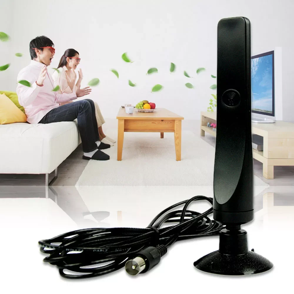 ТВ-антенна DVB-T Freeview HD TV 12 дБ внутренняя цифровая стандартная ТВ-приставка кабель