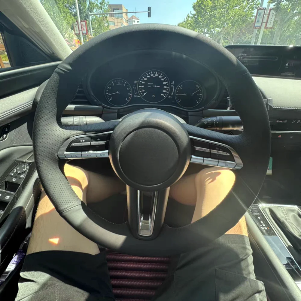 Чехол рулевого колеса прошитый вручную аксессуары для ручного шитья автомобиля