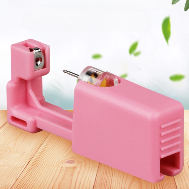 Одноразовый стерильный розовый пирсинг для ушей второго поколения 1-8 шт.