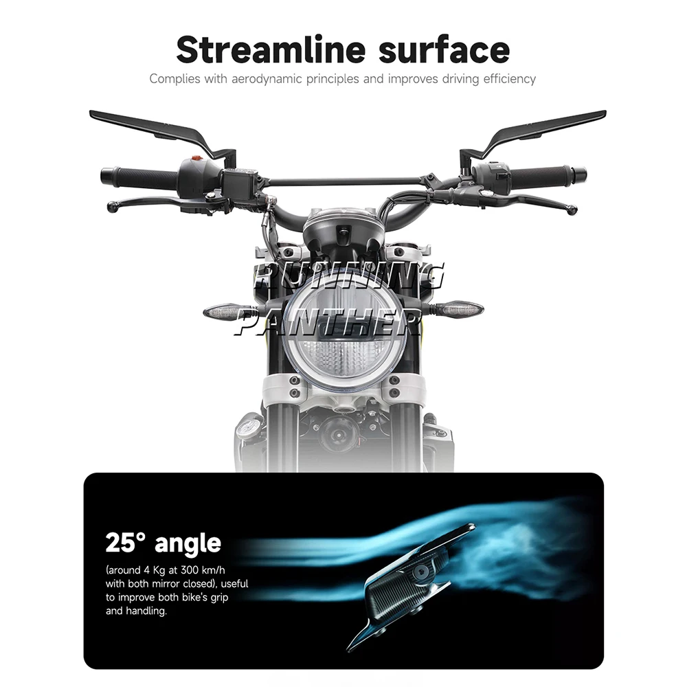 Зеркала заднего вида для мотоцикла Svartpilen 401 Vitpilen 2021-2022 комплект стеклянных задних