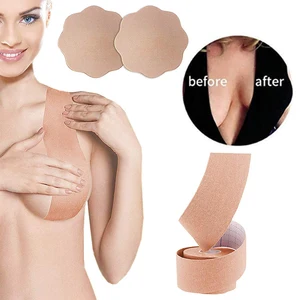 1 Roll 5M Women Push Up Bra Boob Tape Nipple Covers Body Invisible Adhesive Bras Breast Lift Tape Intimates Sexy Sticky Bralette
