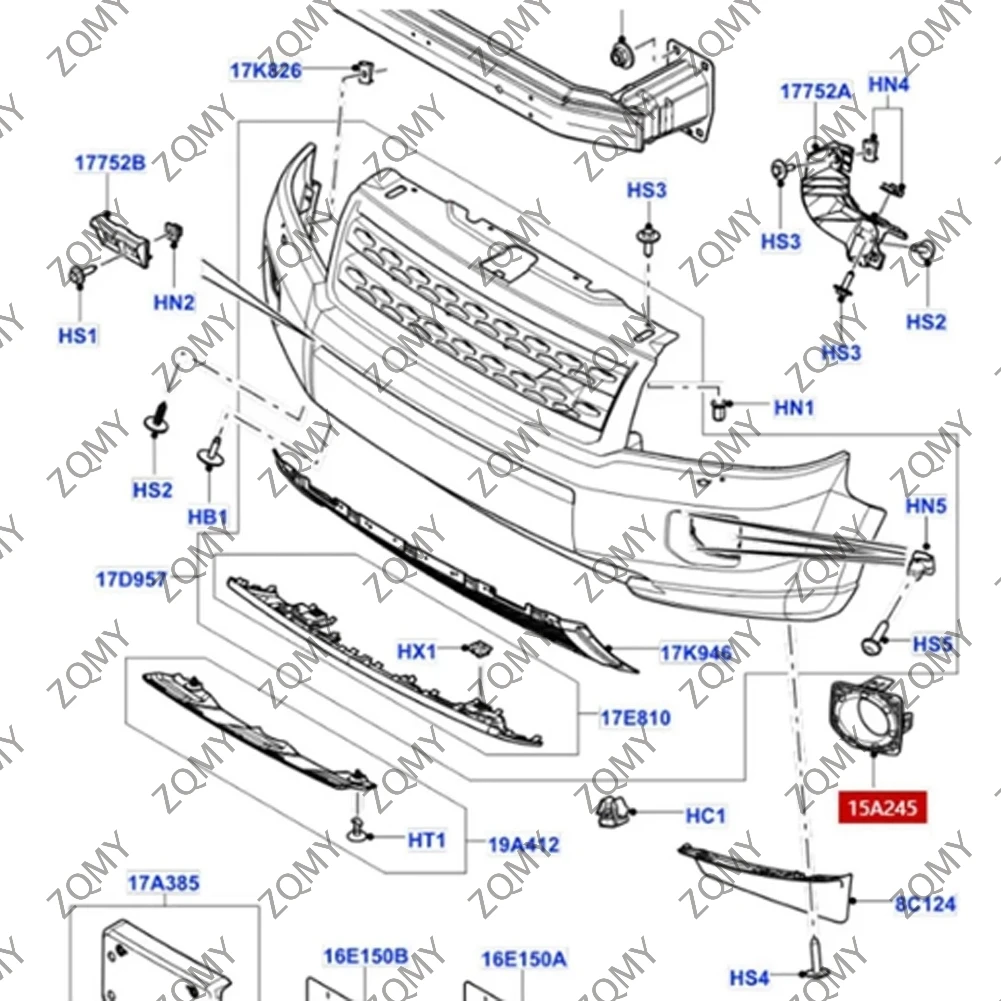 2 шт. передний бампер автомобиля противотуманная фара лицевая панель накладка