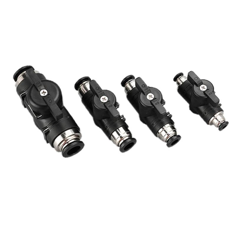 

Pneumatic Valve Fittings Buc/Hvff Water Pipes And Pu Connectors Direct Thrust 4mm 6mm 8mm 10mm 12mm Plastic Hose Quick Couplings