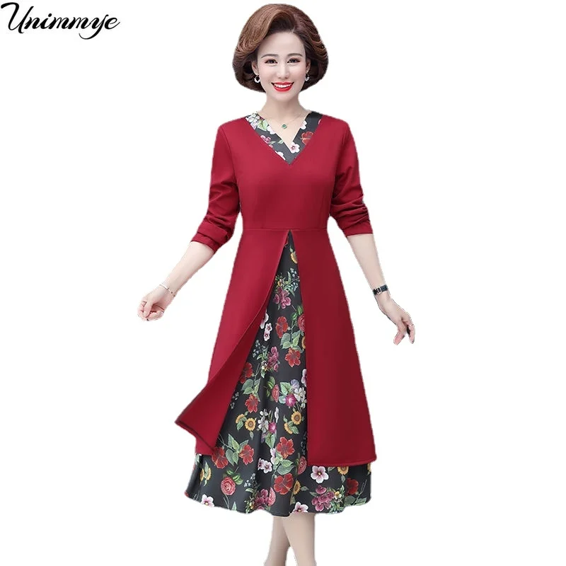 

Женское винтажное платье составного кроя, повседневное облегающее платье с V-образным вырезом, модель J193 в Корейском стиле на осень и зиму, ...