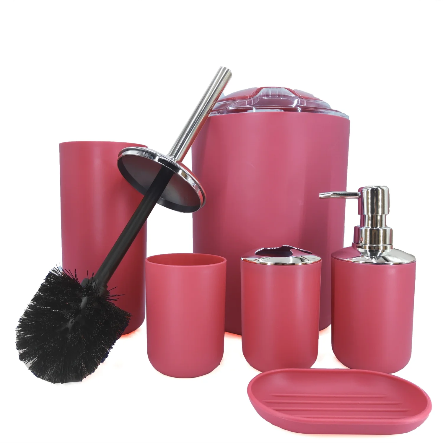 Полный ансамбль для ванной комнаты — стильный и прочный набор аксессуаров с