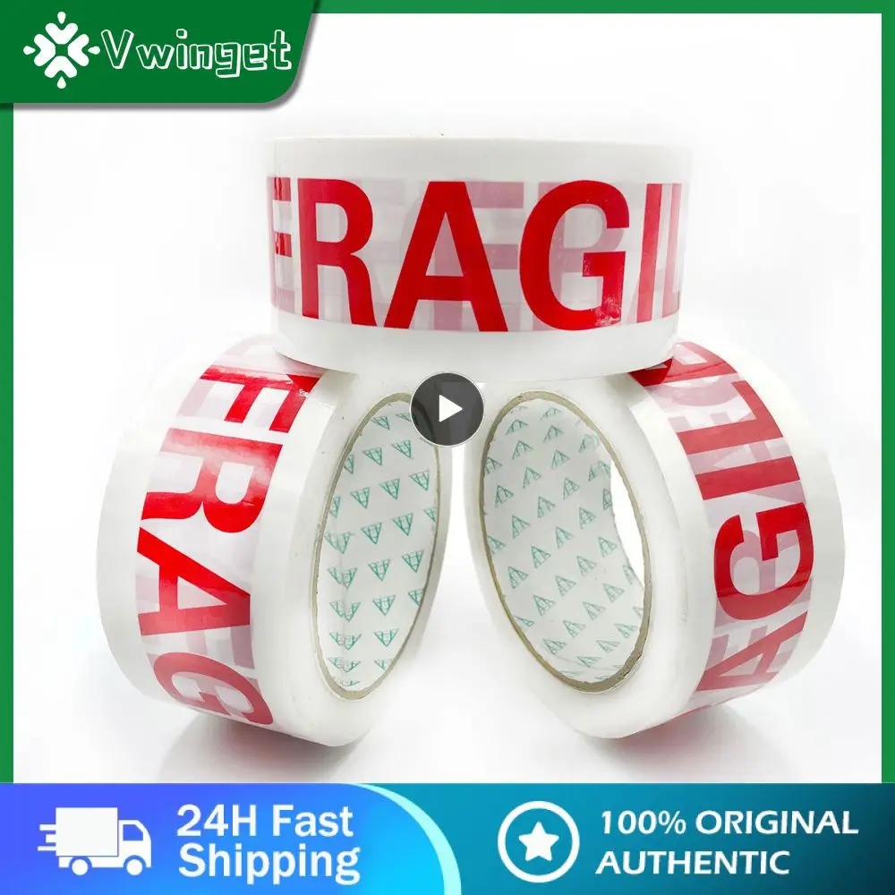 

Red Security Tape Packing Carton Diy Packaging Diy Stickers Express Packing Security Warning Packing 1 Volume Sealing Glue Red