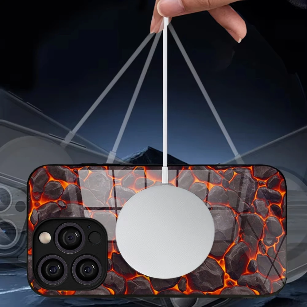 Чехол для телефона Minimalism Stule Hot Magma новинка 2024 закаленное стекло IPhone 16 15 Promax 14 13 Pro 12
