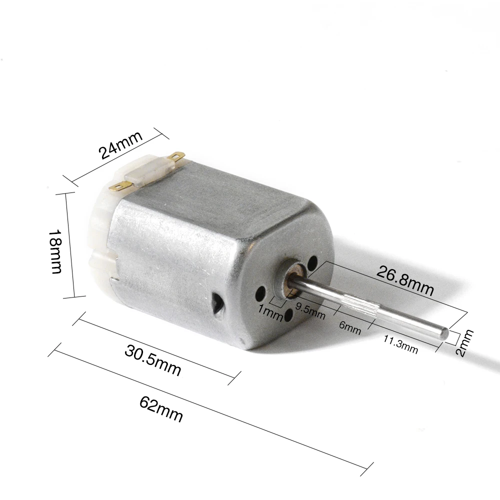 AZGIANT FC-280PC DC12V 10500rpm car door motor flat shaft Rear view mirror folding steering lock |
