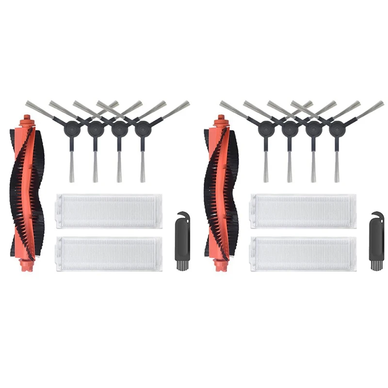 

2X For Xiaomi Mijia Mop Pro STYJ02YM/For VIOMI V2 PRO/V3 Robot Vacuum Cleaner Main/Side Brush Hepa Filter Accessories