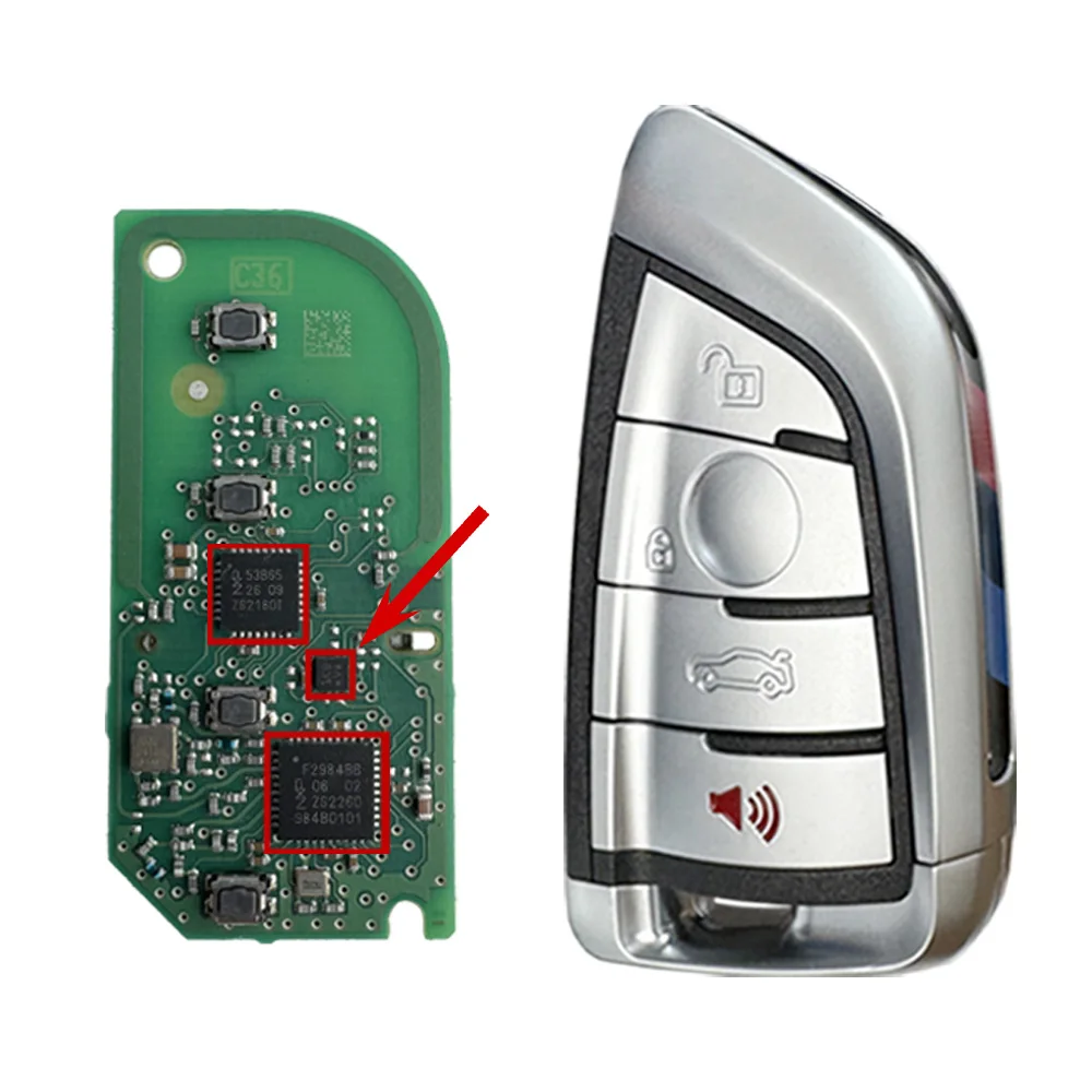 Оригинальная печатная плата SUPERKEY для BMW G серии G20 G30 G32 G11 3 5 6 7 X3 X5 X7 49 чип 434 МГц N5F-ID21A умный удаленный автомобильный ключ