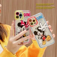 disney mickey and minnie angel eyes phone cases for iphone 13 12 11 pro max mini xr xs max 8 x 7 se 2020 back cover