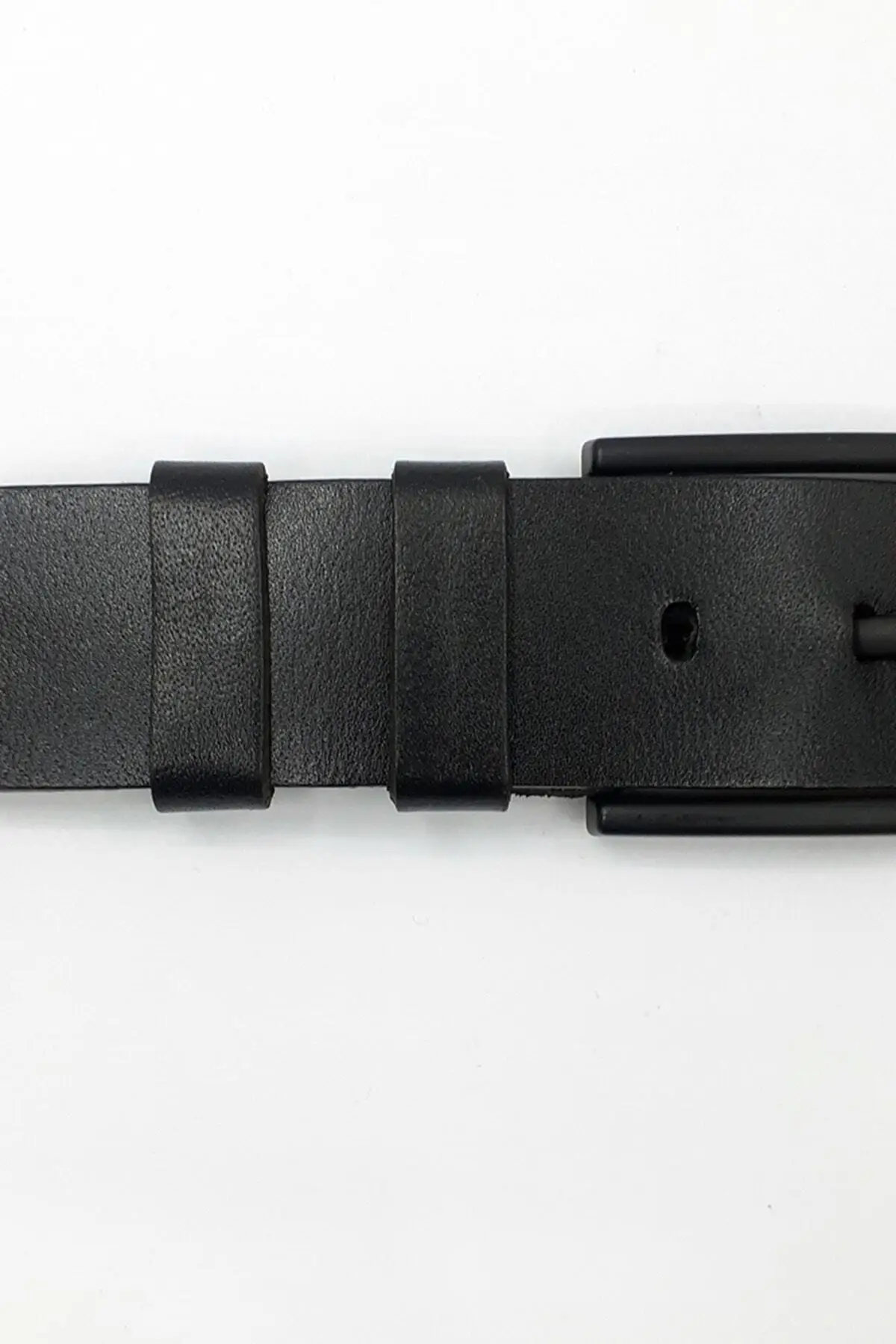 

100 genuine Leather Black Men 'S Jeans and Canvas Pants Belt 105-135 cm Measure Between Options