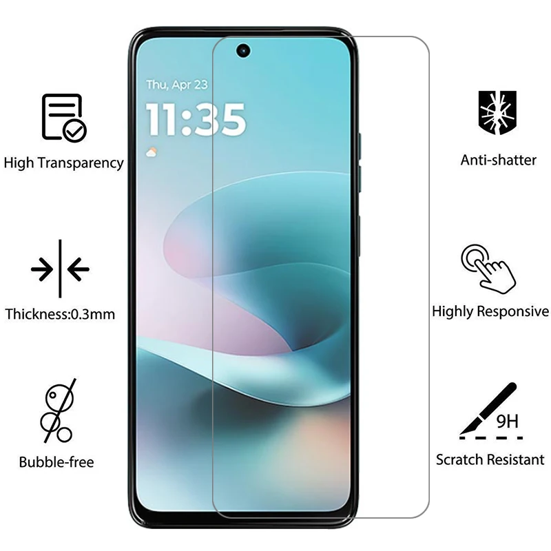 Фото Защитное закаленное стекло для Motorola Moto G67 Power, защитная пленка для экрана Motorola G67, Moto G67, Moto G 67, 67G, G67Power 5G, пленка 9H №2