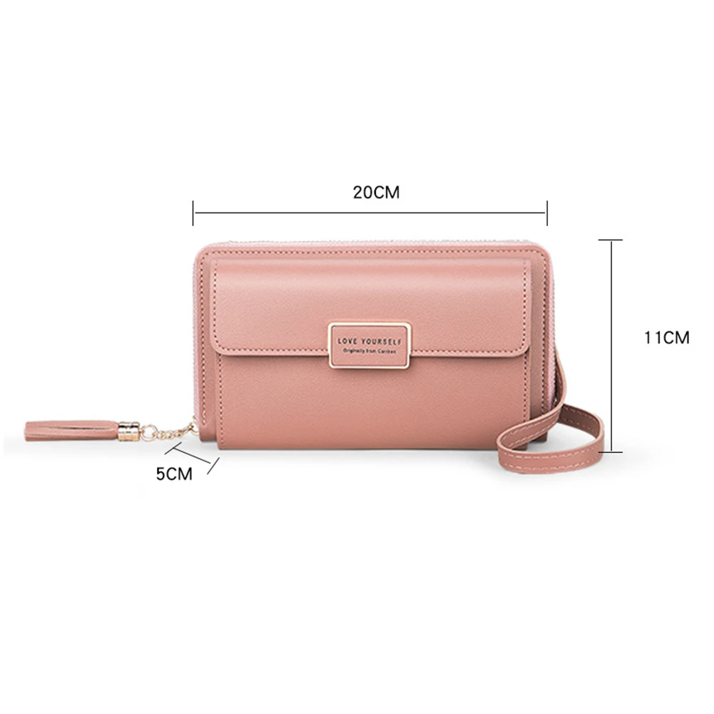 PU Luxury Tassel Handbags 2022 Ladies Money Clip Women's Crossbody Bags Purse Clutch Phone Wallet Shoulder Bag Cosmetic Bag