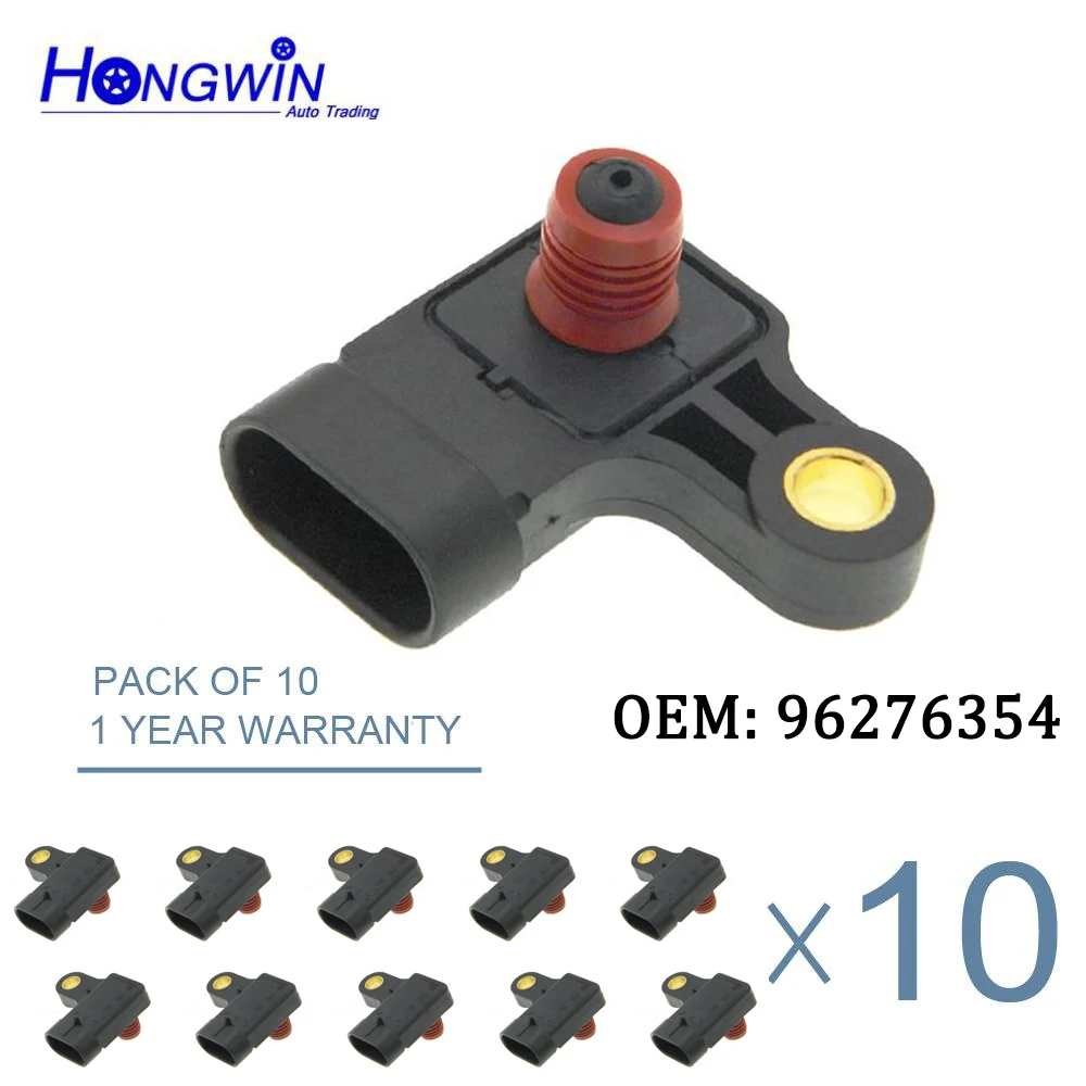 

10 PCS MAP Pressure SensorFor Chevrolet Daewoo Lacetti Lanos Leganza Nubiba Optra Rezzo Tacuma 1.4 1.6 1.8 2.0 96276354 25184080