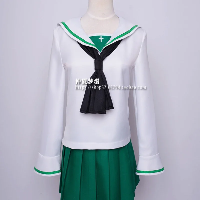 Косплей-костюм унисекс из аниме GIRLS und PANZER Nishizumi Miho/saori takebe/yukari akiyama/Reizei Mako