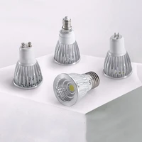 50 pcslot cob led spotlight 3w 5w 7w 9w led lamp gu10gu5 3e27e14 led spot light warm cold led light bulb indoor decoration