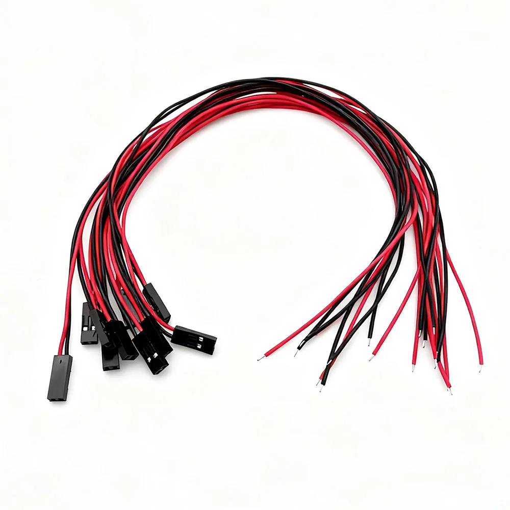 2-контактные соединительные провода Dupont, 26AWG, 10 шт.