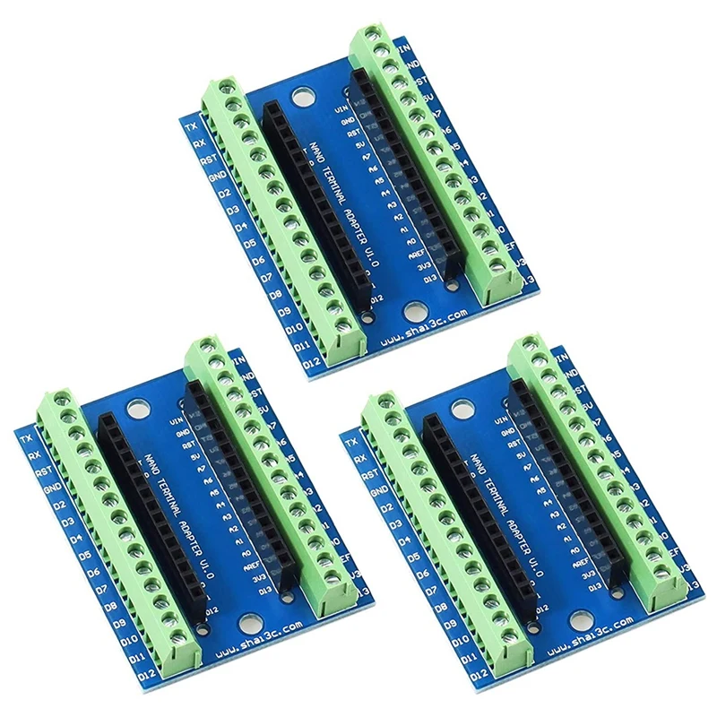 

I/O Shield Expansion Card Expansion Board Terminal Adapter For Arduino Nano