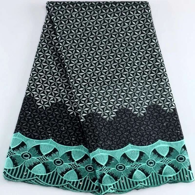 Новейшая африканская хлопчатобумажная ткань 2023 Высококачественная швейцарская