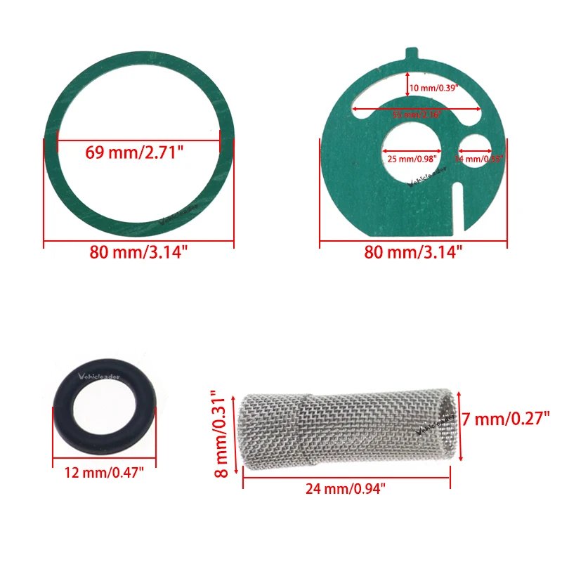 Diesel Parking Heater Service Kit 12V 24V For Eberspacher Hydronic D5WZ D5WS D3WZ B4WSC Strainer Auto Replacement Parts | Автомобили и