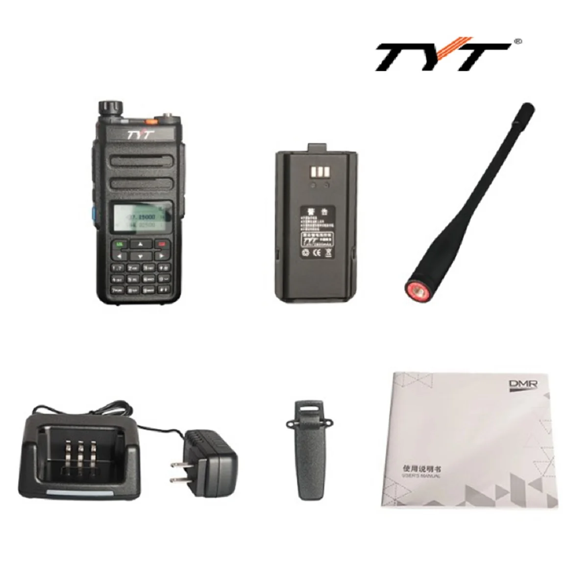 TYT MD-760 Ham Radio DMR & Analog Dual Band QT DQT Scrambler Encryption Color LCD MBE+2TM 5W Double Time Slot Interphone | Мобильные