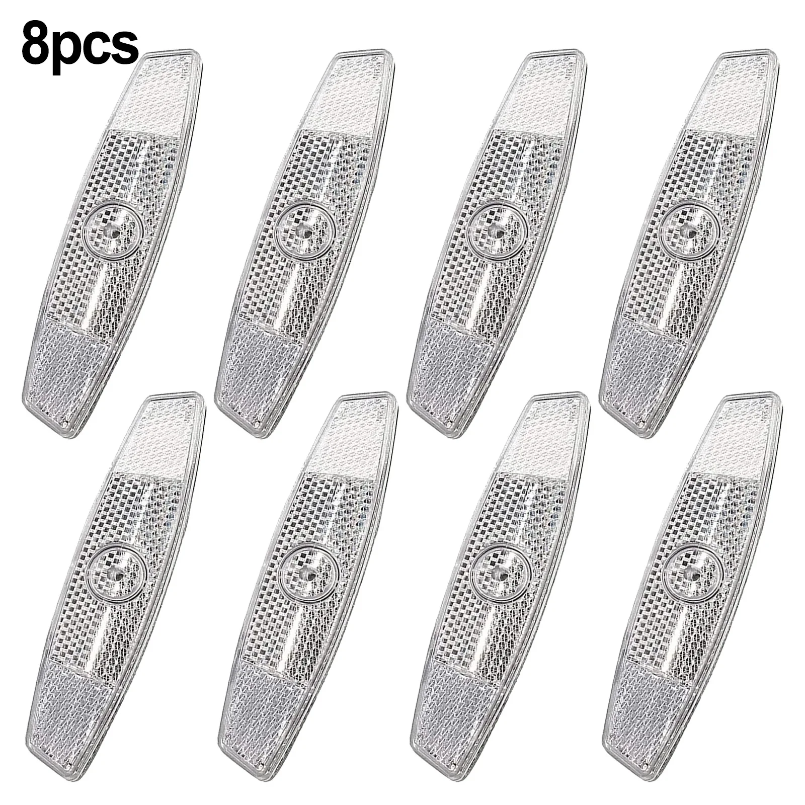 

Bicycle Spoke Reflectors 8 Piece Cat Eye Plastic Rear Reflector Reflectors Set Spoke Reflectors White/yellow Options