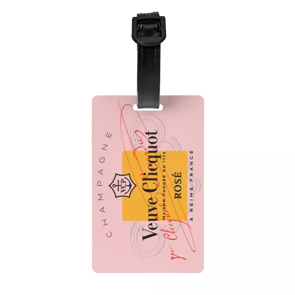 

Veuve Luggage Tag for Suitcases Funny Beer Clicquot Baggage Tags Privacy Cover ID Label